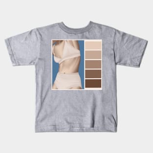 Skin tones light Kids T-Shirt